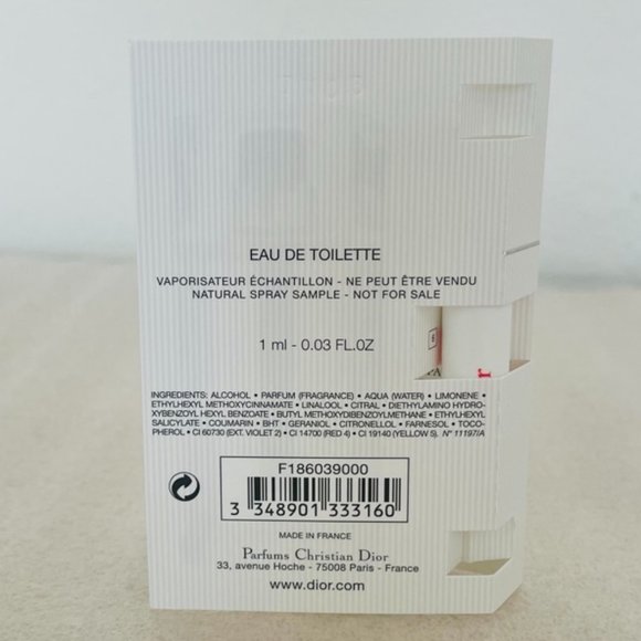 🎩NEW🎩 D.i.o.r Homme Sport Men's Spray Sample 1 mL - Picture 3 of 3